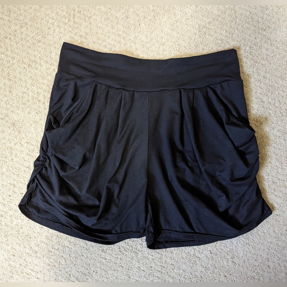 Black stretchy shorts